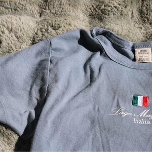 Urban Outfitters Plus Size Graphic Blue Baby Tee